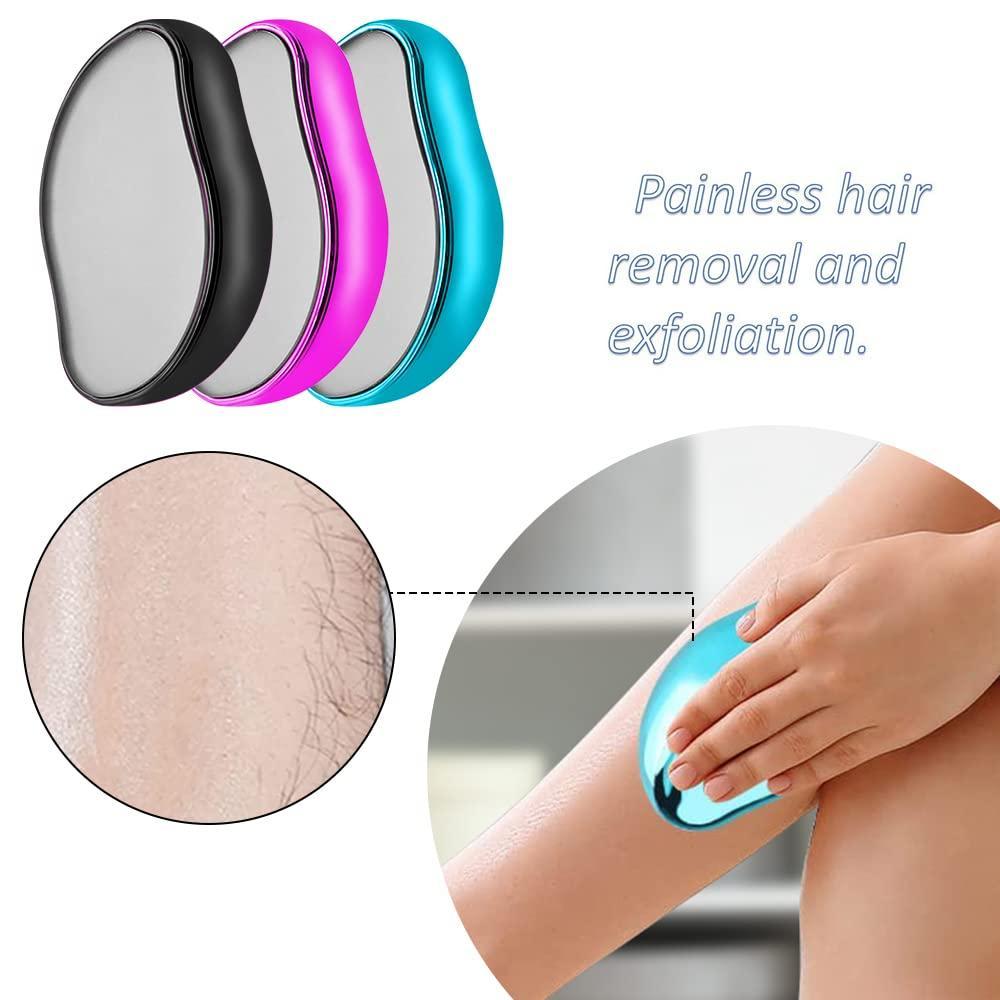 Magic Crystal Hair Remover Painless Exfoliation Hair Removal Tool for Women and Men