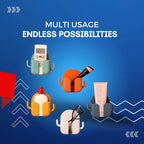 Wall Mounted Mobile Holder With Adhesive Strips (Pack of 4 & 8)