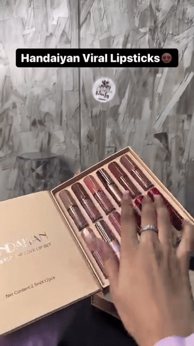 Velvet Matte Liquid Lipstick Set 12Pcs